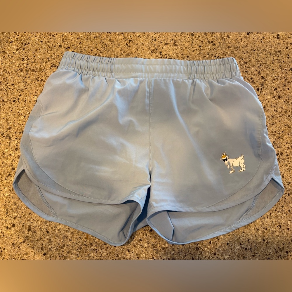 GOAT Sky Blue Women's Athletic Shorts